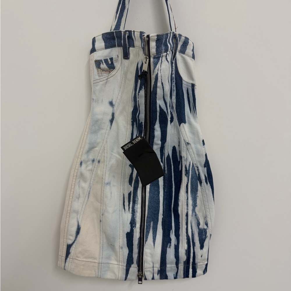 Diesel NWT Halter Denim Dress